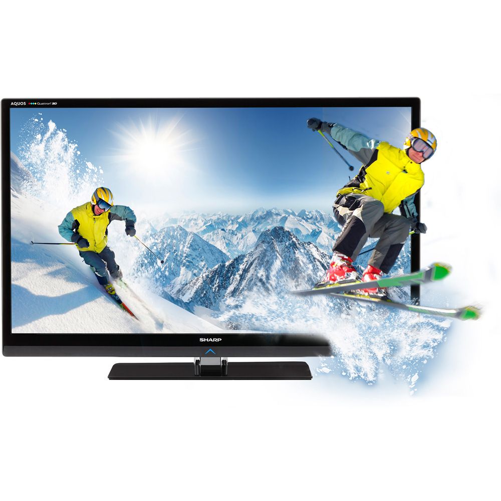 Sharp LC-60LE835U AQUOS 60 In. 1080p LED 3D HDTV with Quattron Quad Pi