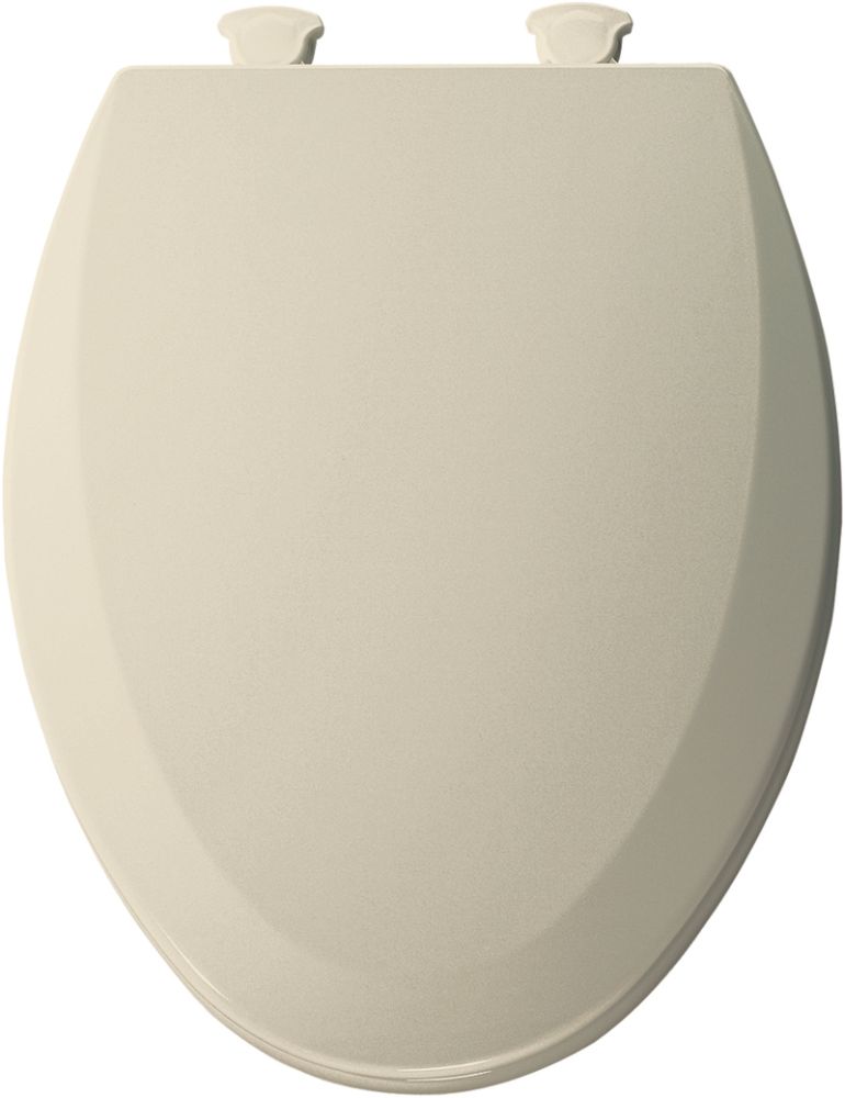 Bemis Elongated Closed Front Wooden Toilet Seat Including Cover, Almond at Sears.com