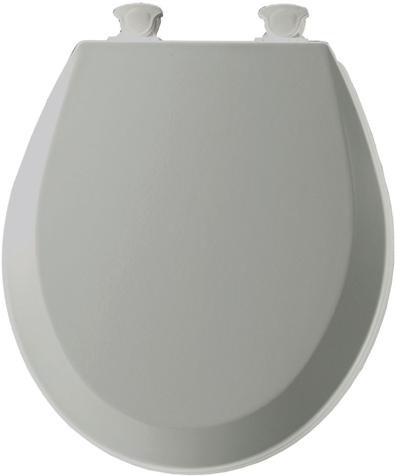 Bemis Round Closed Front Toilet Seat with Ultahinge, Ice Grey at Sears.com