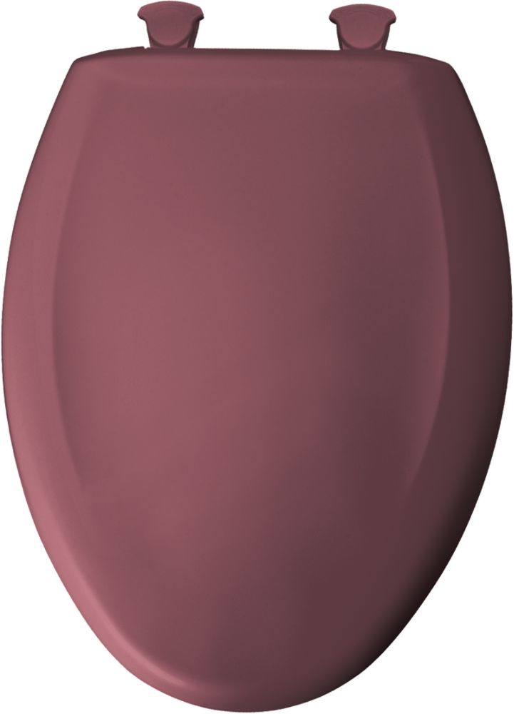 Bemis Elongated Close Front Toilet Seat Including Cover and Easy 2 Hindge, Raspberry at Sears.com