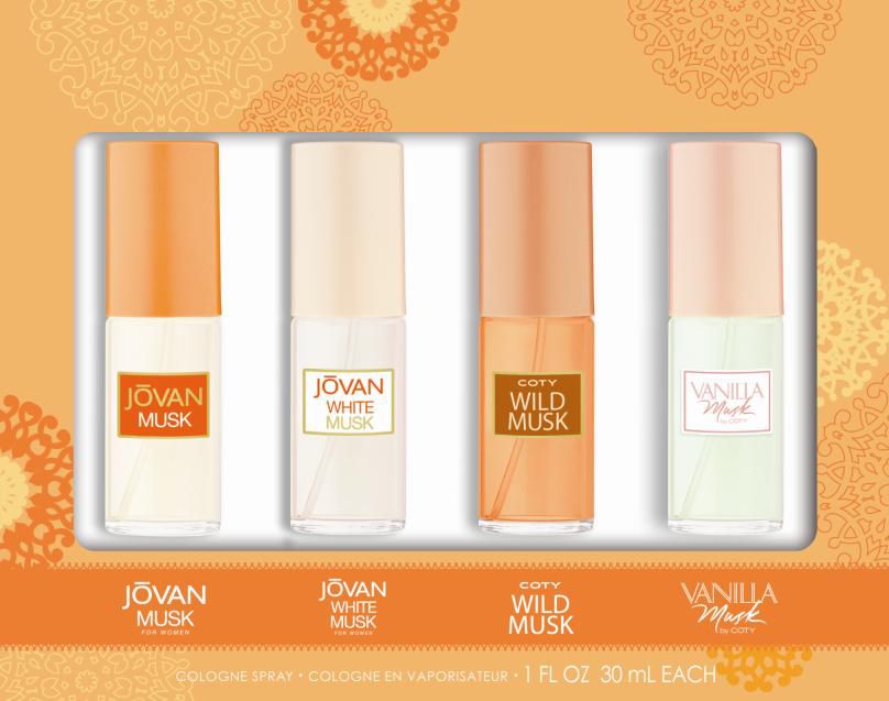 Jovan Musk Coty Classics 4-Piece Fragrance Gift Set