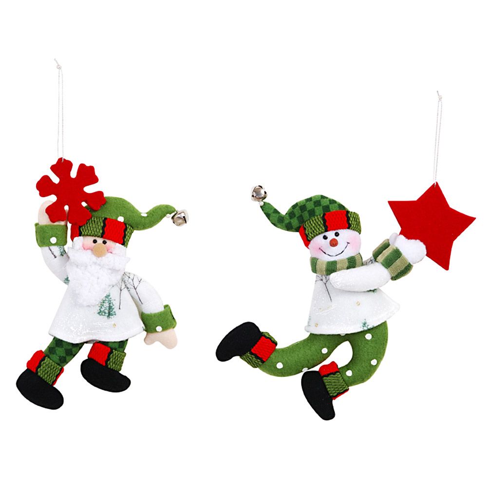 8" santa/snowman hang set/2 at Kmart.com