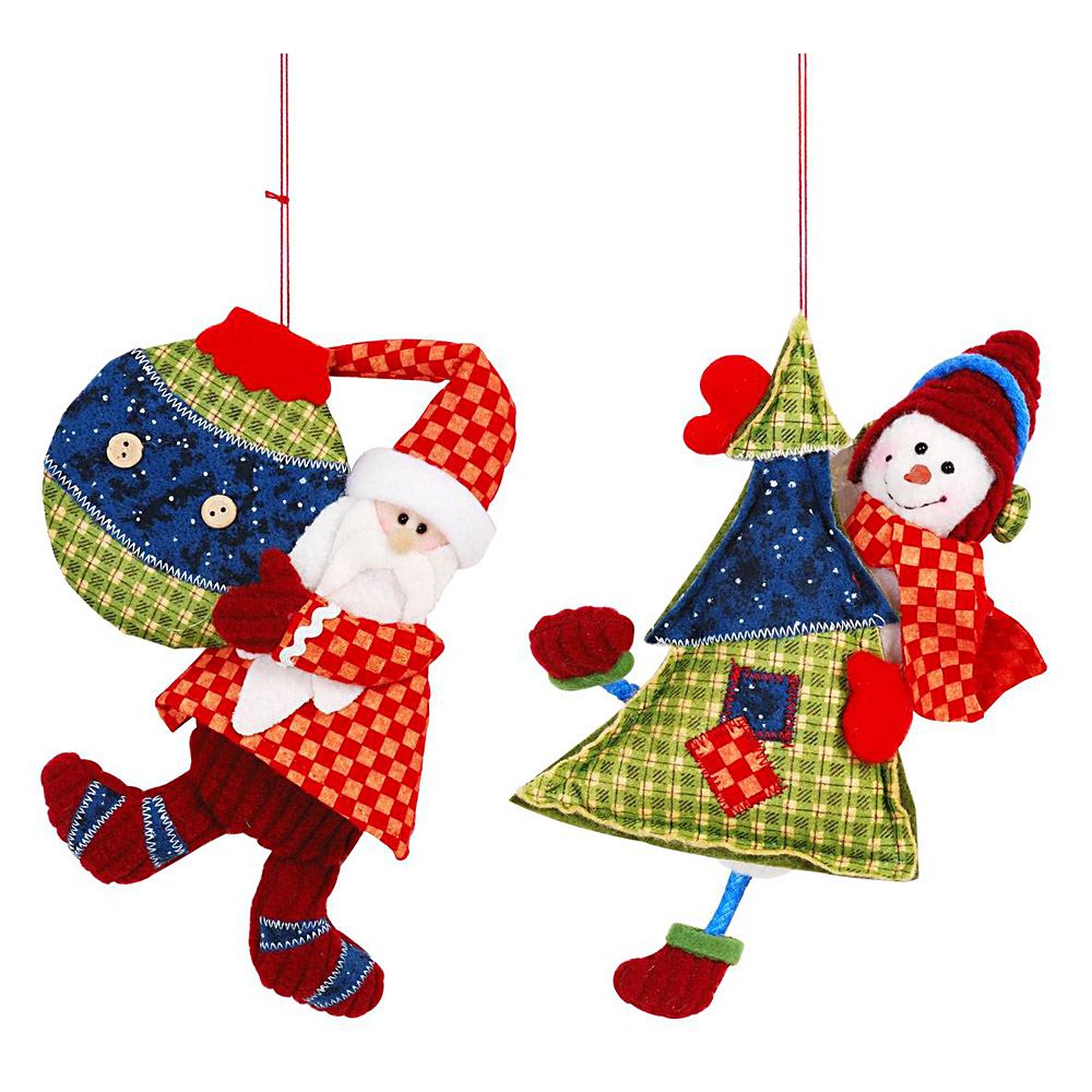 6"santa/snowman hang set/2 at Kmart.com