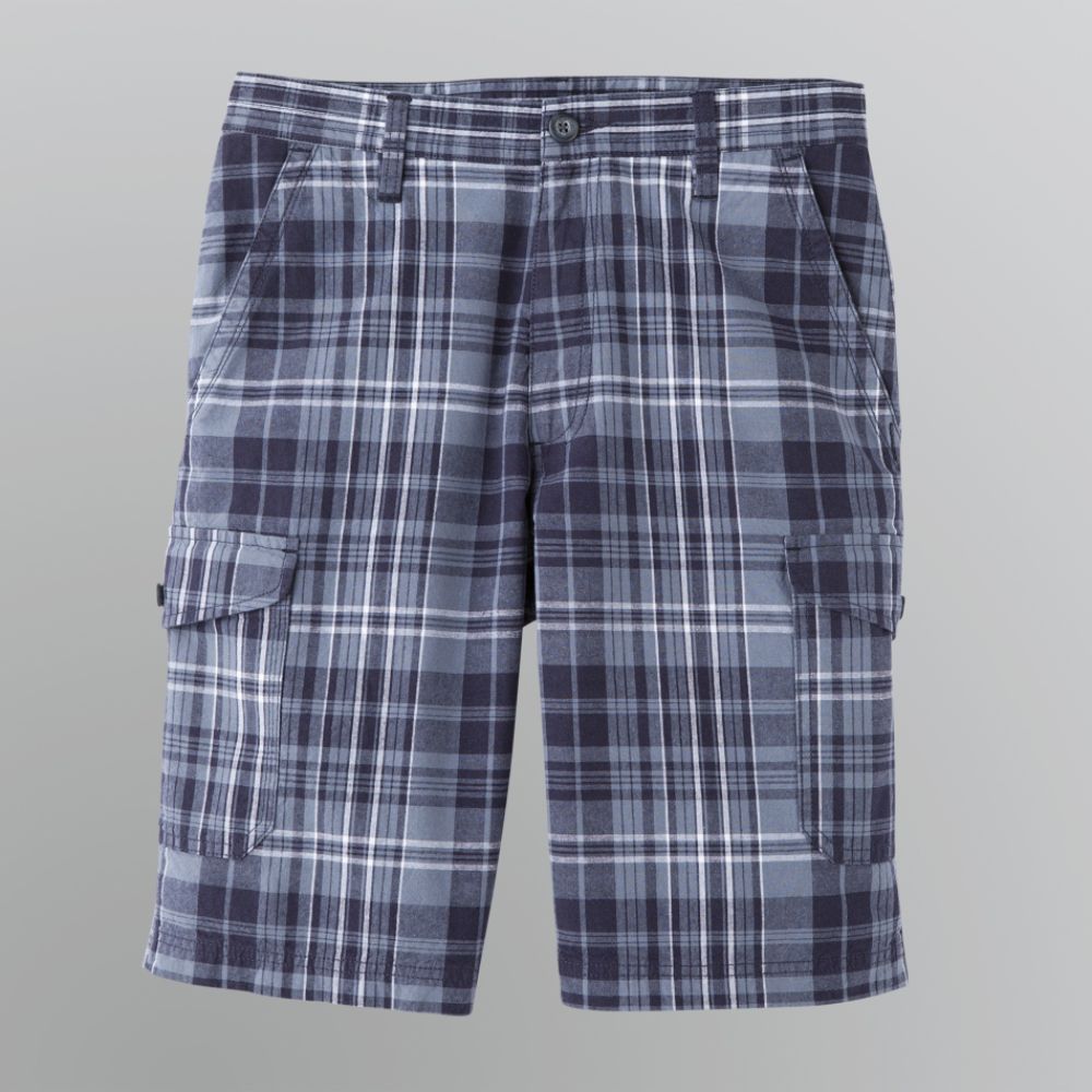 Basic Editions Men's Plaid Cargo Shorts at Kmart.com