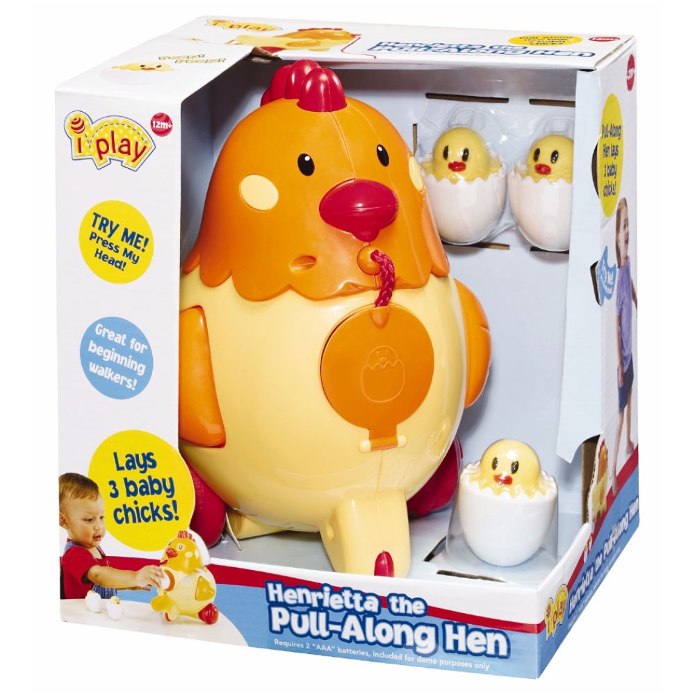 Kidoozie Pull Along Hen Children's Toys