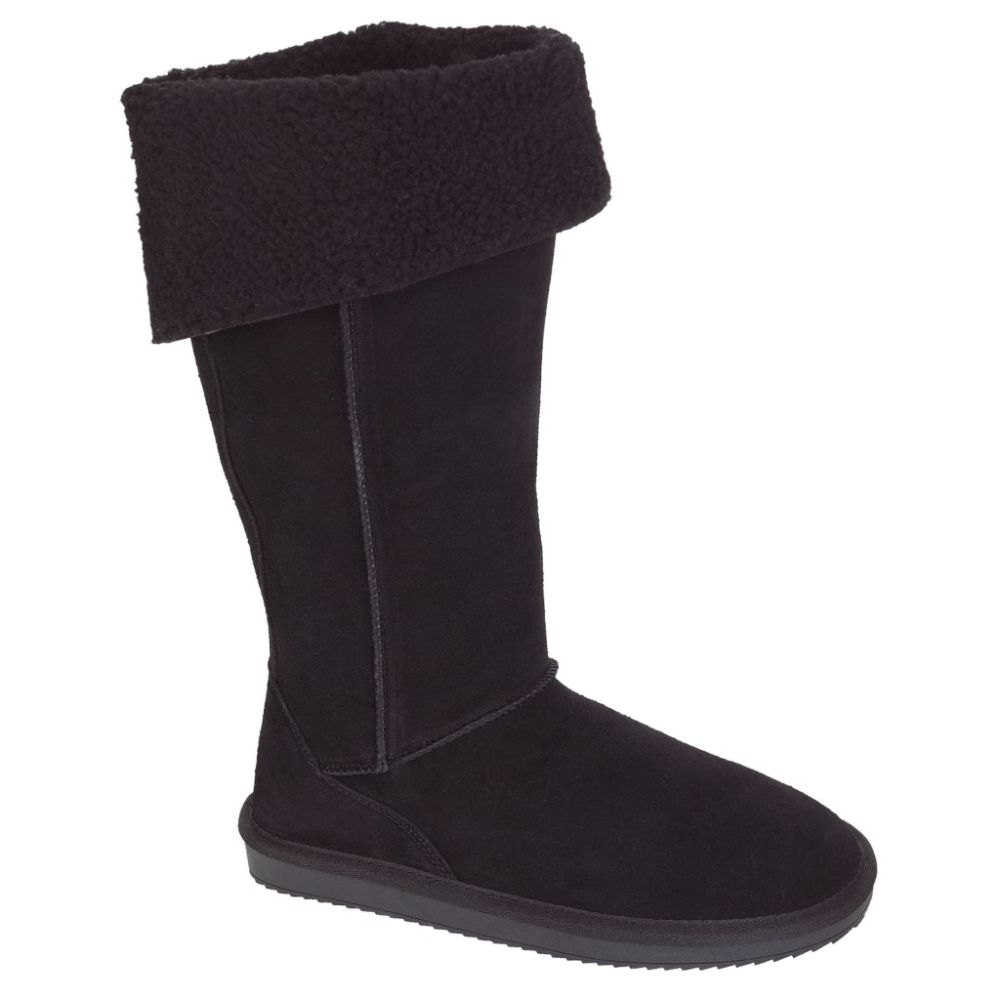 Route 66 Women's Frankee Shearling Suede Boot - Black at Kmart.com