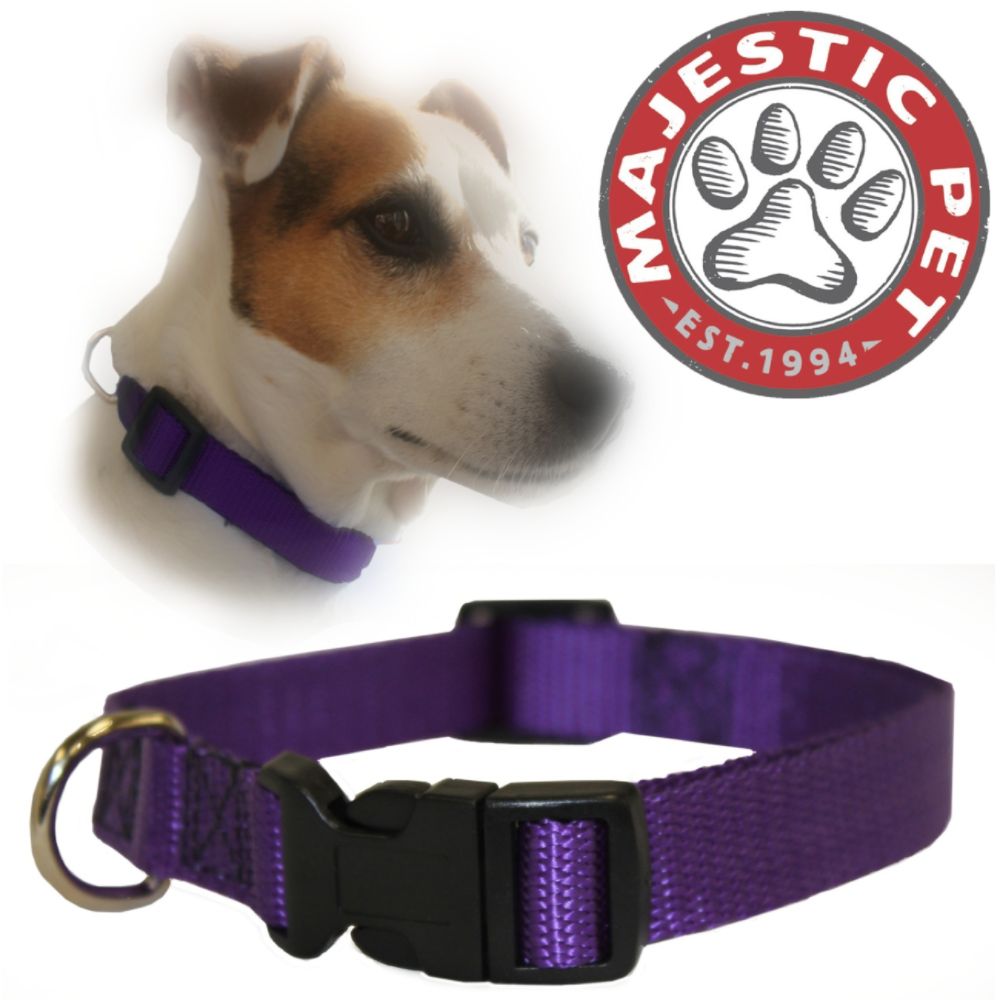 Majestic Pet 14in - 20in Adjustable Collar Purple, 40 - 120 lbs dog at Kmart.com