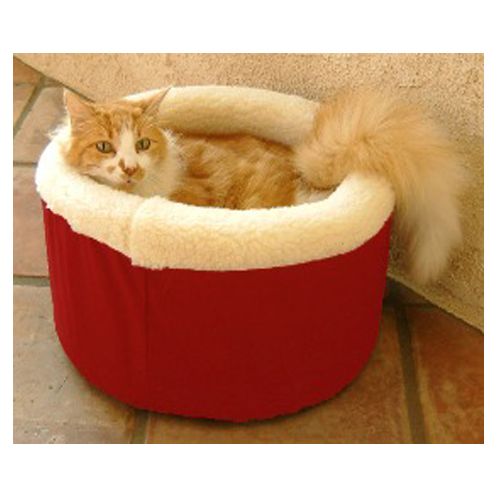 Majestic Pet Small 16in Cat Cuddler Pet Bed - Red at Kmart.com