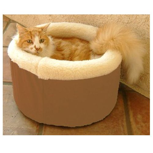 Majestic Pet Small 16in Cat Cuddler Pet Bed - Khaki at Kmart.com