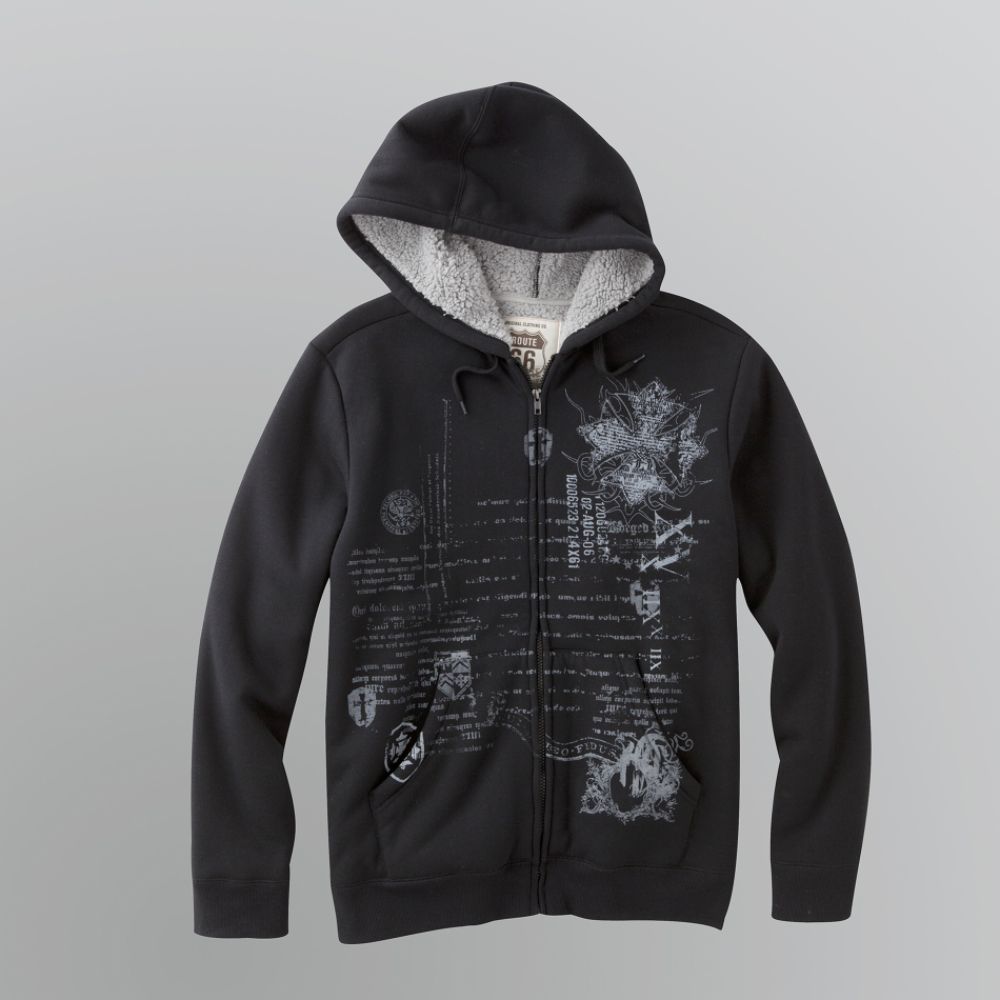 Mens Faux Sherpa Fleecelined