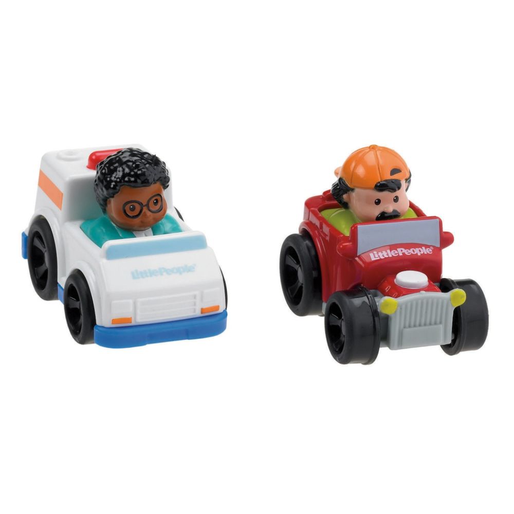 Little People Wheelies Ambulance & Hot Rod