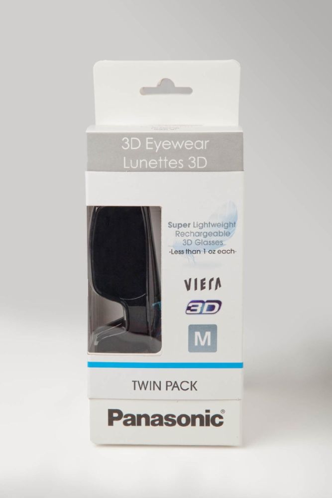 Panasonic 3D Rechargeable Glasses - Twin Pack