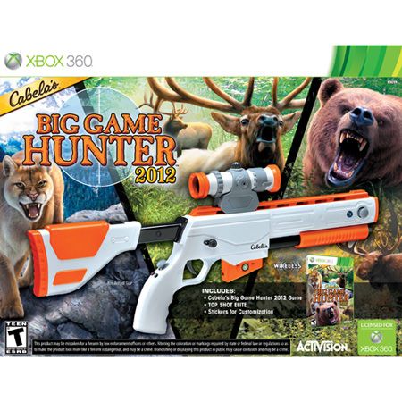 Activision Cabelas Big Game Hunter 2012 with gun