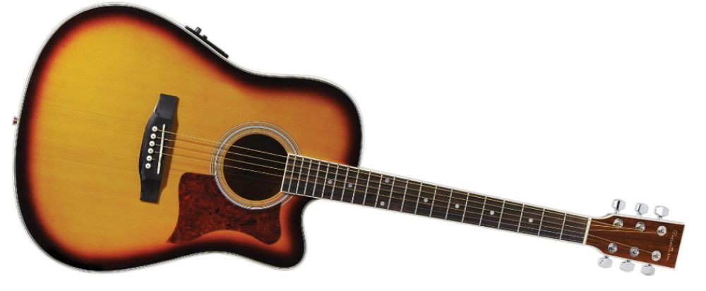 Spectrum AIL 261AE Thin Body Travel Acoustic Electric Guitar Children's Toys