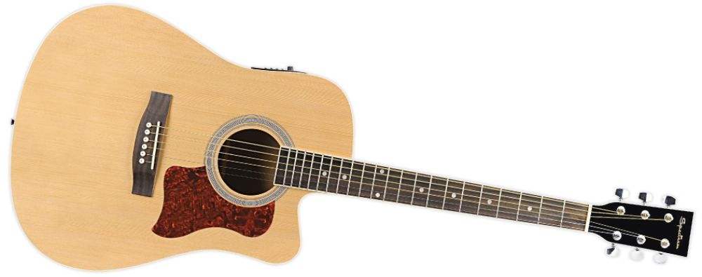 Spectrum AIL 259AE Full Size Black & Spruce Cutaway Acoustic Electric Children's Toys
