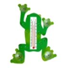 Trademark Home Frog Window Thermometer