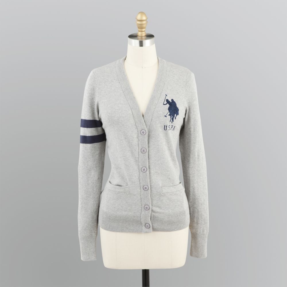 US Polo Assn. Junior's Button Cardigan V-Neck