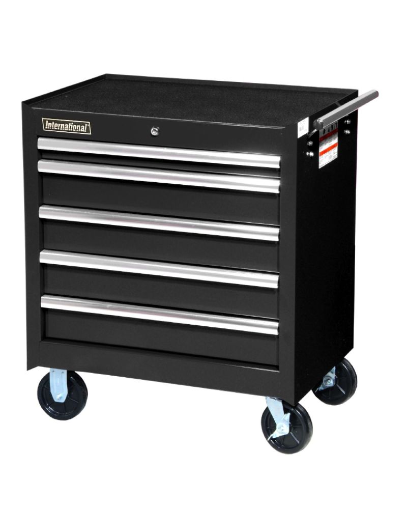 International 27'' 5 Drawer Roll Away Tool
