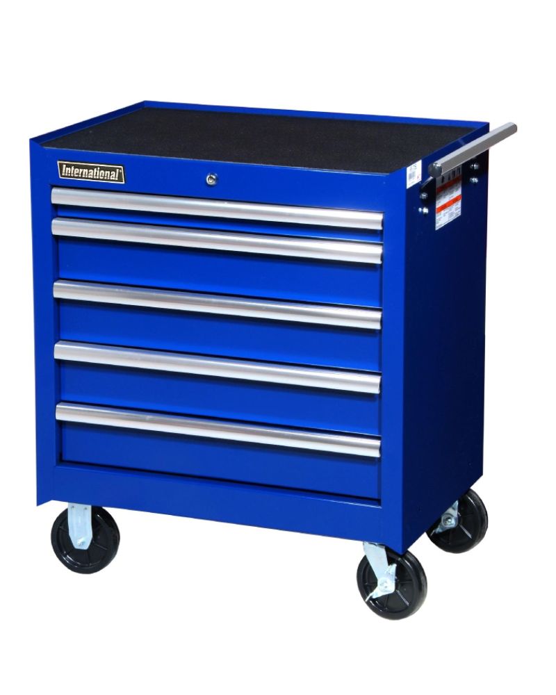 International 27'' 5 Drawer Roll Away Tool