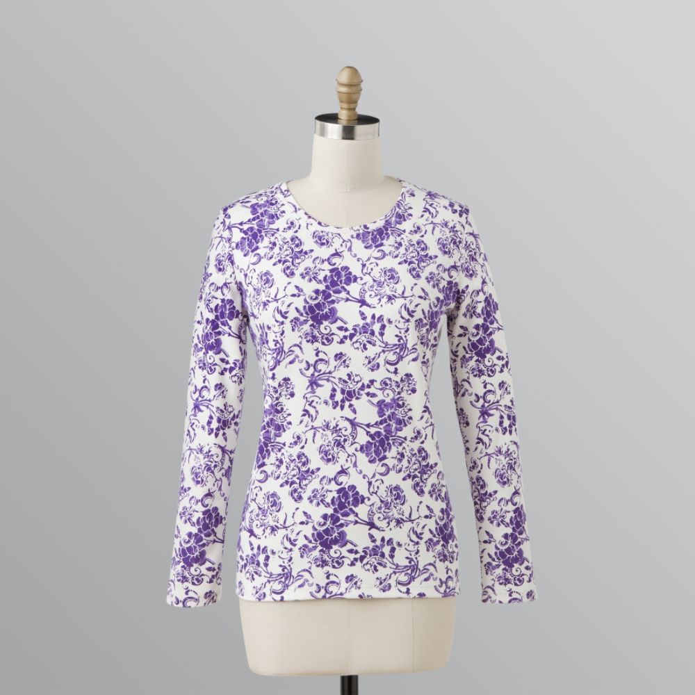 Laura Scott L/S CREW S-EG/BLK PRT price decreased by 50%