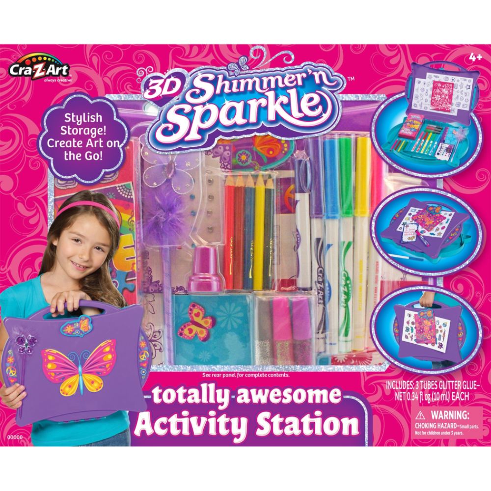 Cra-Z-Art 3D Shimmer 'n Sparkle Totally Awesome Activity Station at Kmart.com