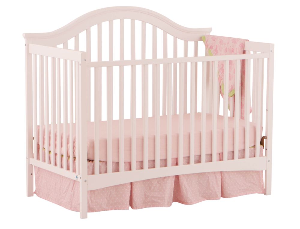 Stork Craft&nbsp; Stork Craft Ravena Fixed Side Convertible Crib - White