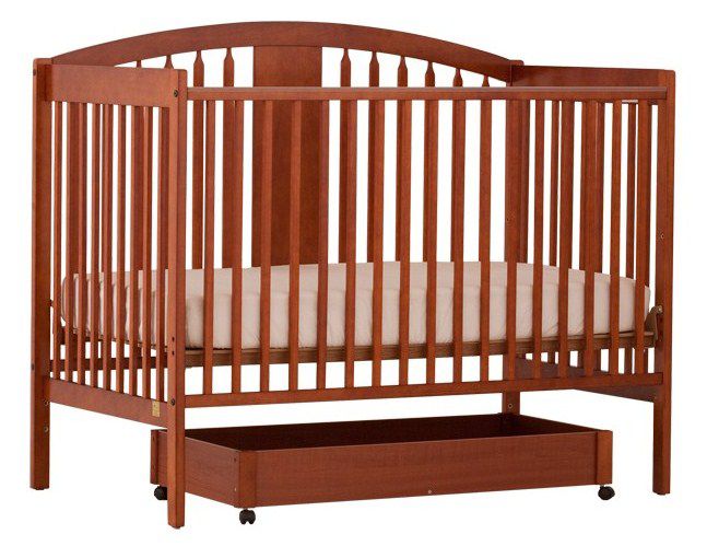 Stork Craft Hollie Fixed Side Convertible Crib - Cognac
