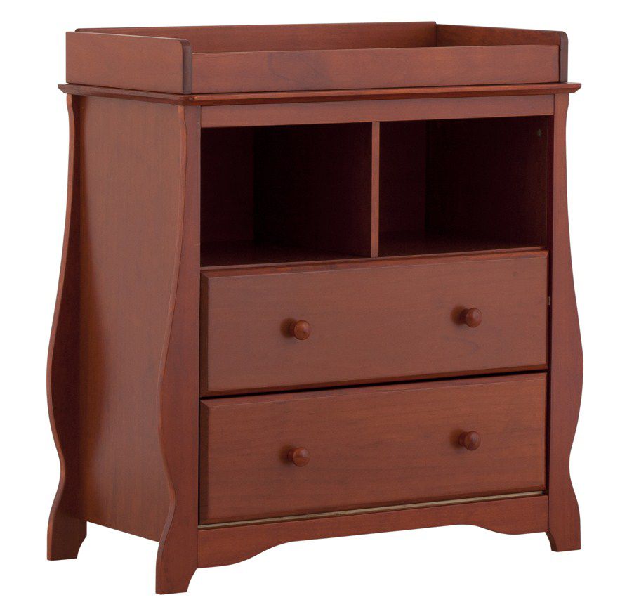 Stork Craft Carrara 2 Drawer Changing Table - Cognac at Kmart.com