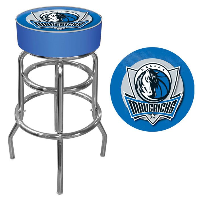 NBA&nbsp; Dallas Mavericks Padded Swivel Bar Stool