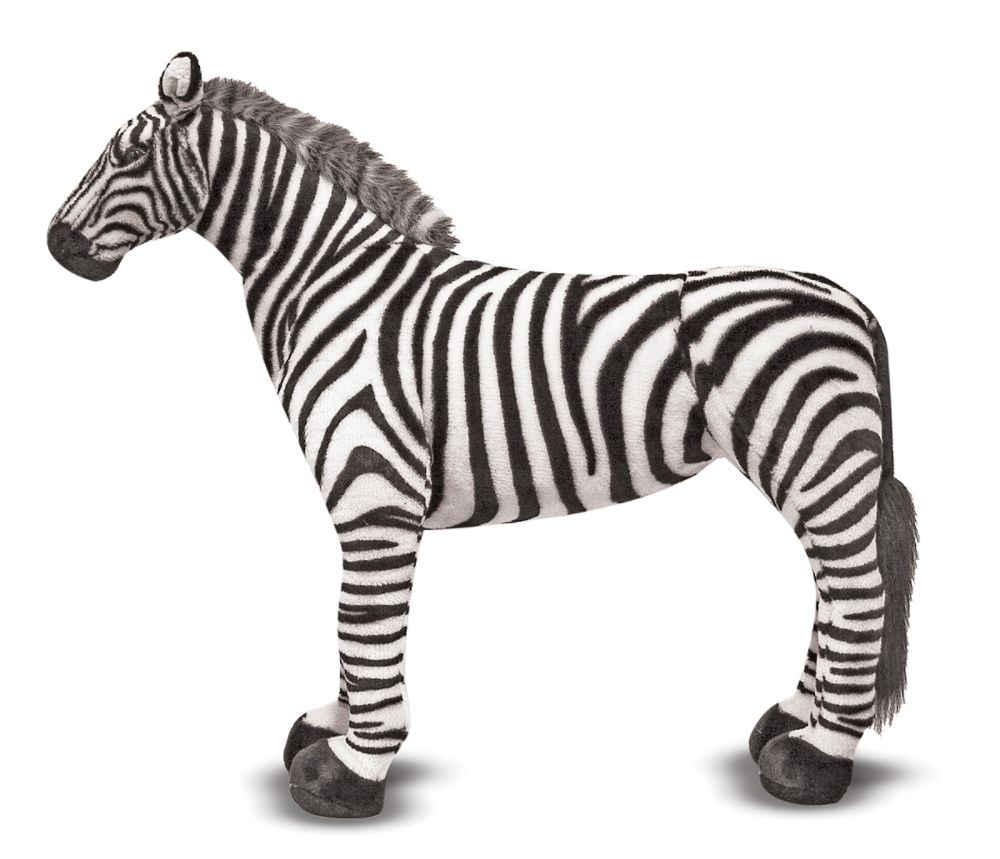Melissa & Doug Zebra - Plush Children's Toys