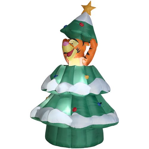 Animated Inflatable Tree Tigger - Disney