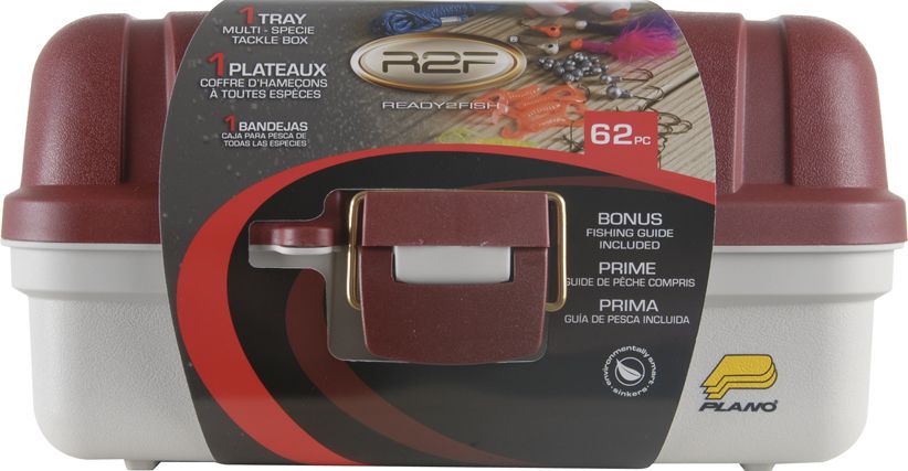 Ready 2 Fish R2F 62 piece 1 Tray Tackle Box