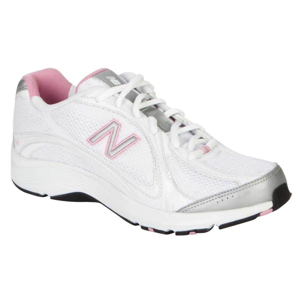 New Balance Women's Shoe 496 Walking Shoe White