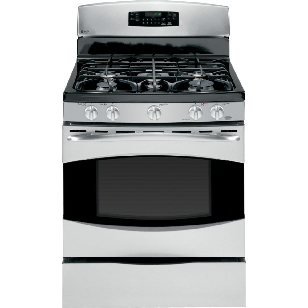 GE Profile 30" Freestanding Gas Range - Stainless Steel