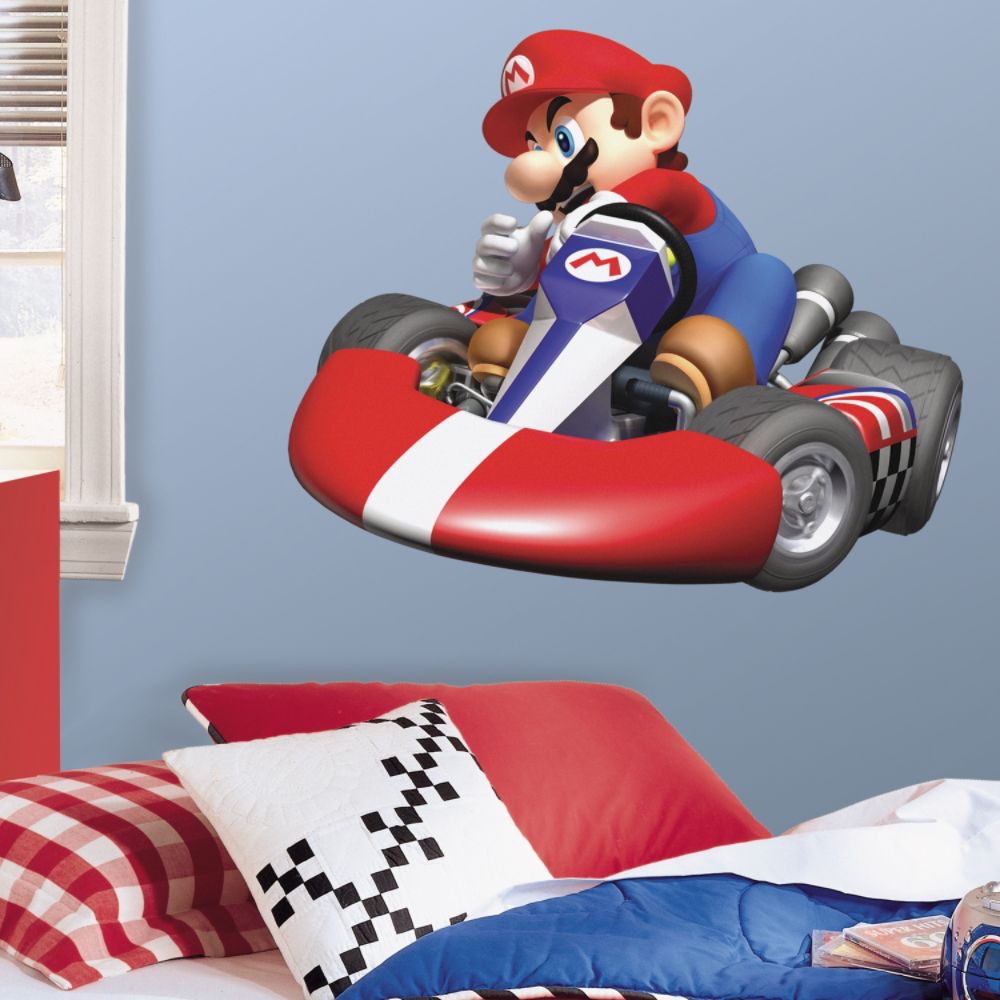 RoomMates Nintendo - Mario Kart Peel & Stick Giant Wall Decal at Kmart.com