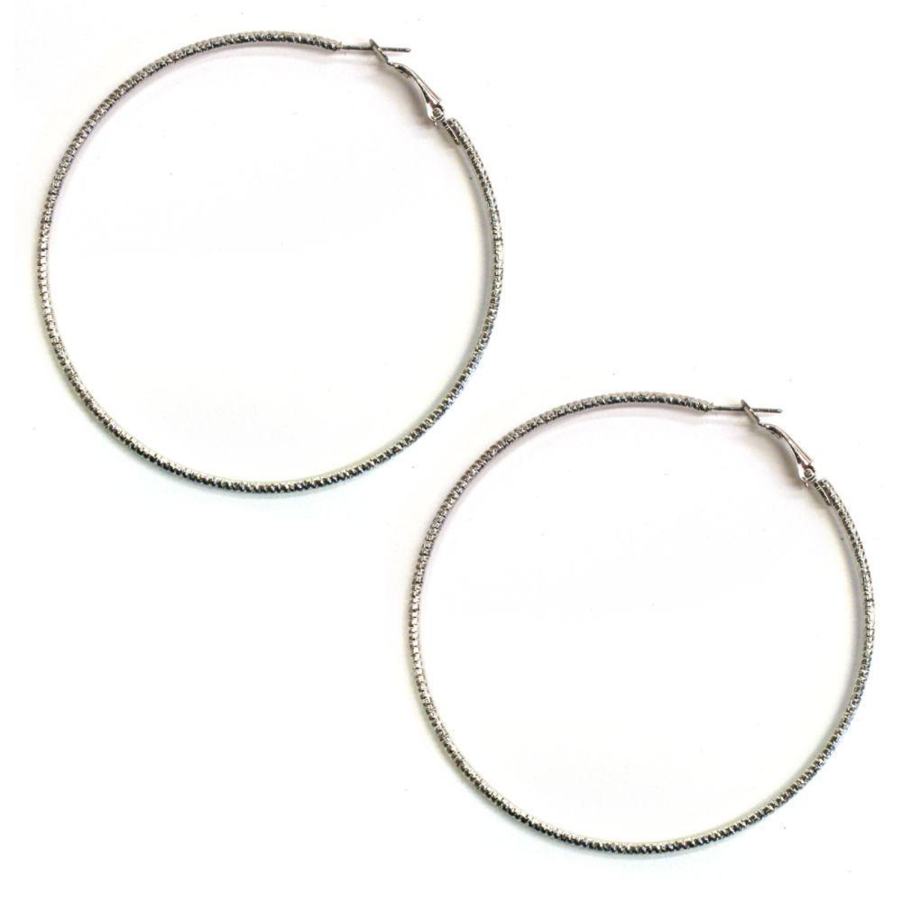 Sofia by Sofia Vergara Hoop Earrings Silver at Kmart.com