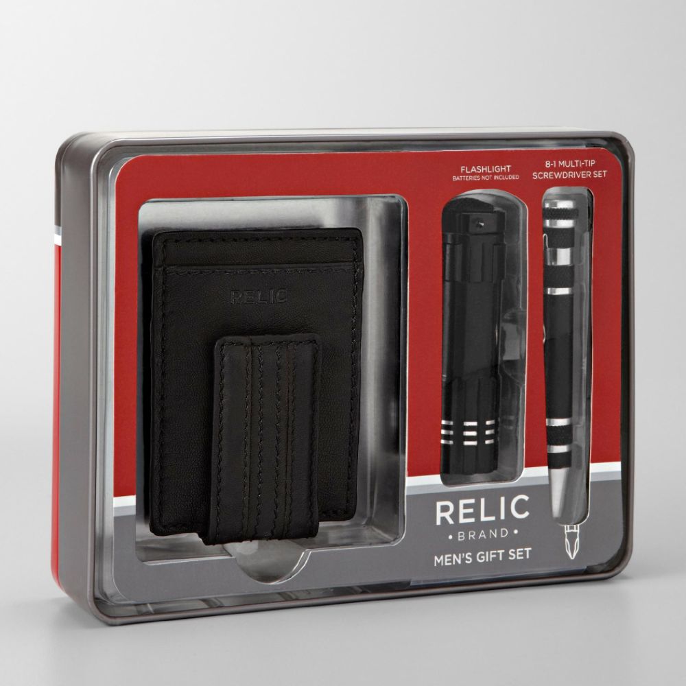 Relic Richards Front Pocket Wallet with Flashlight and Screwdriver Set price decreased by 44%
