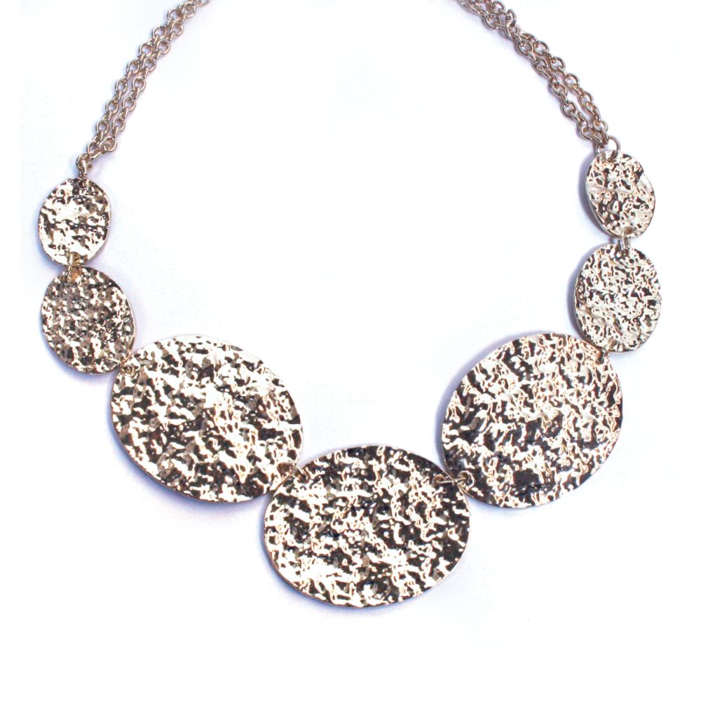 Sofia by Sofia Vergara Fashion Necklace Hammered Silver at Kmart.com