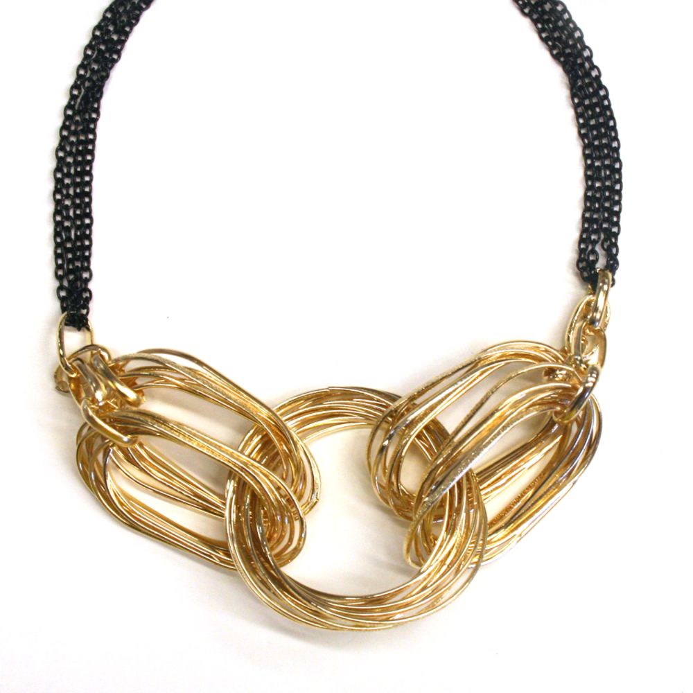 Sofia by Sofia Vergara Link Necklace Gold and Hematite at Kmart.com