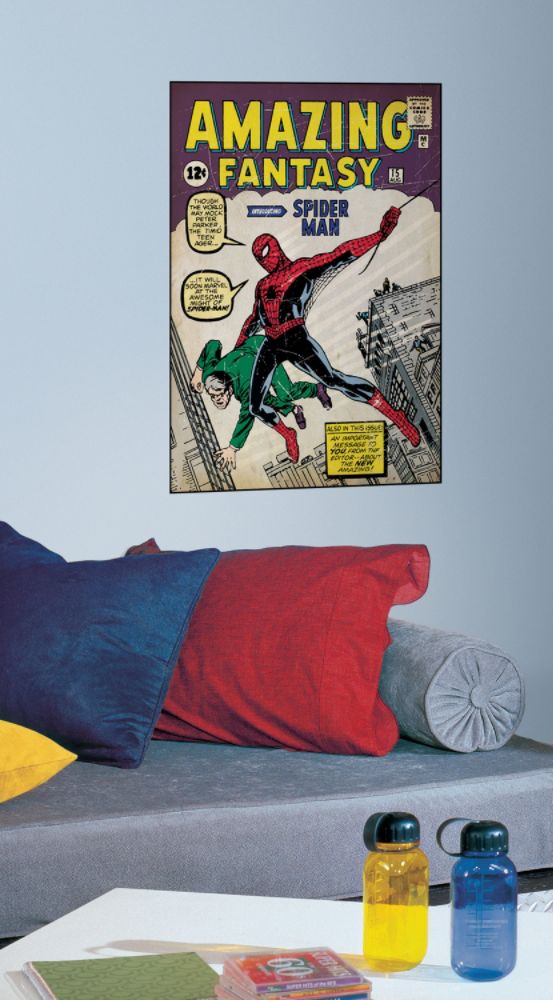RoomMates Comic Book Cover - Spiderman #1 Peel & Stick Comic Book Cover