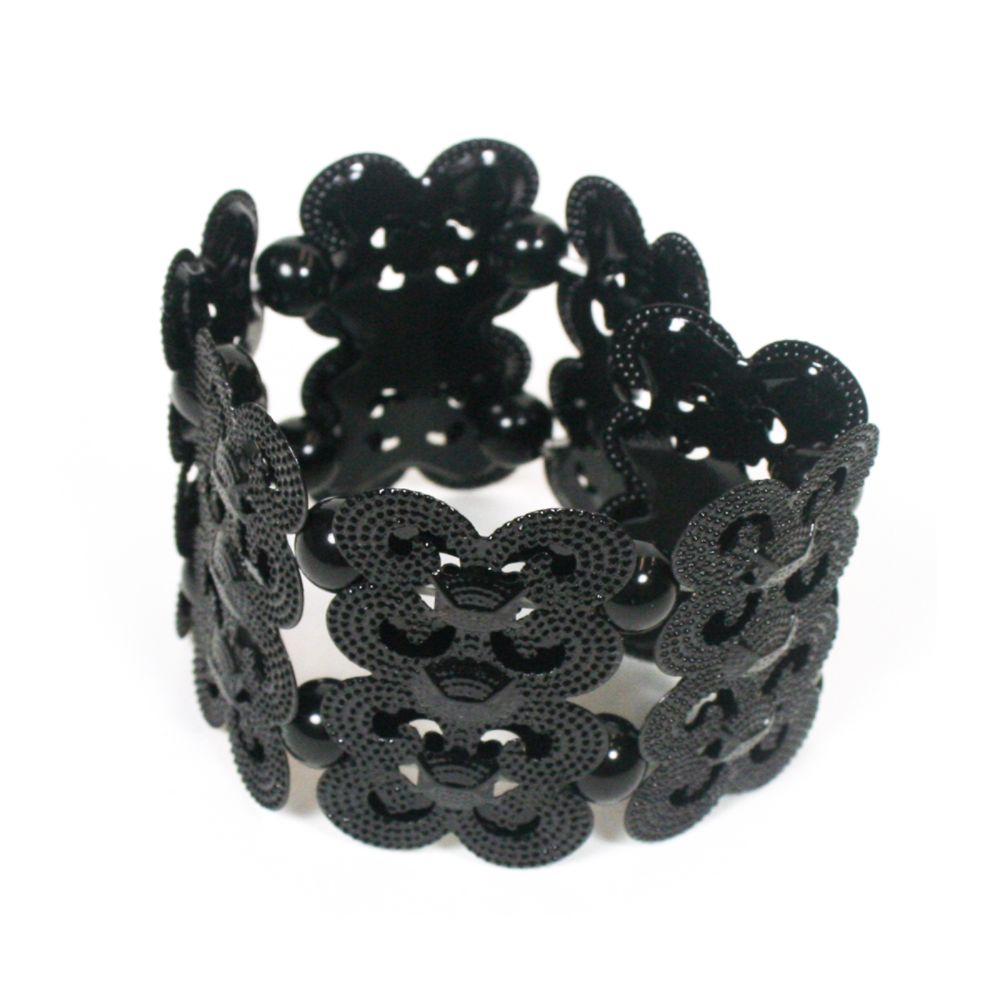 Attention 7 1/4" BRASS OX/GOLD STRETCH BRACELET at Kmart.com