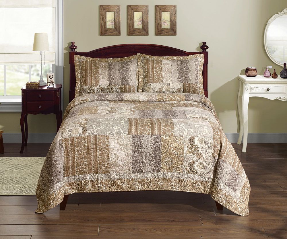 Country Living Odessa Neutral King Quilt at Kmart.com
