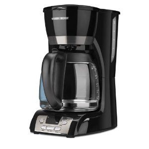 Black & Decker 12 cup programmable coffee maker Black