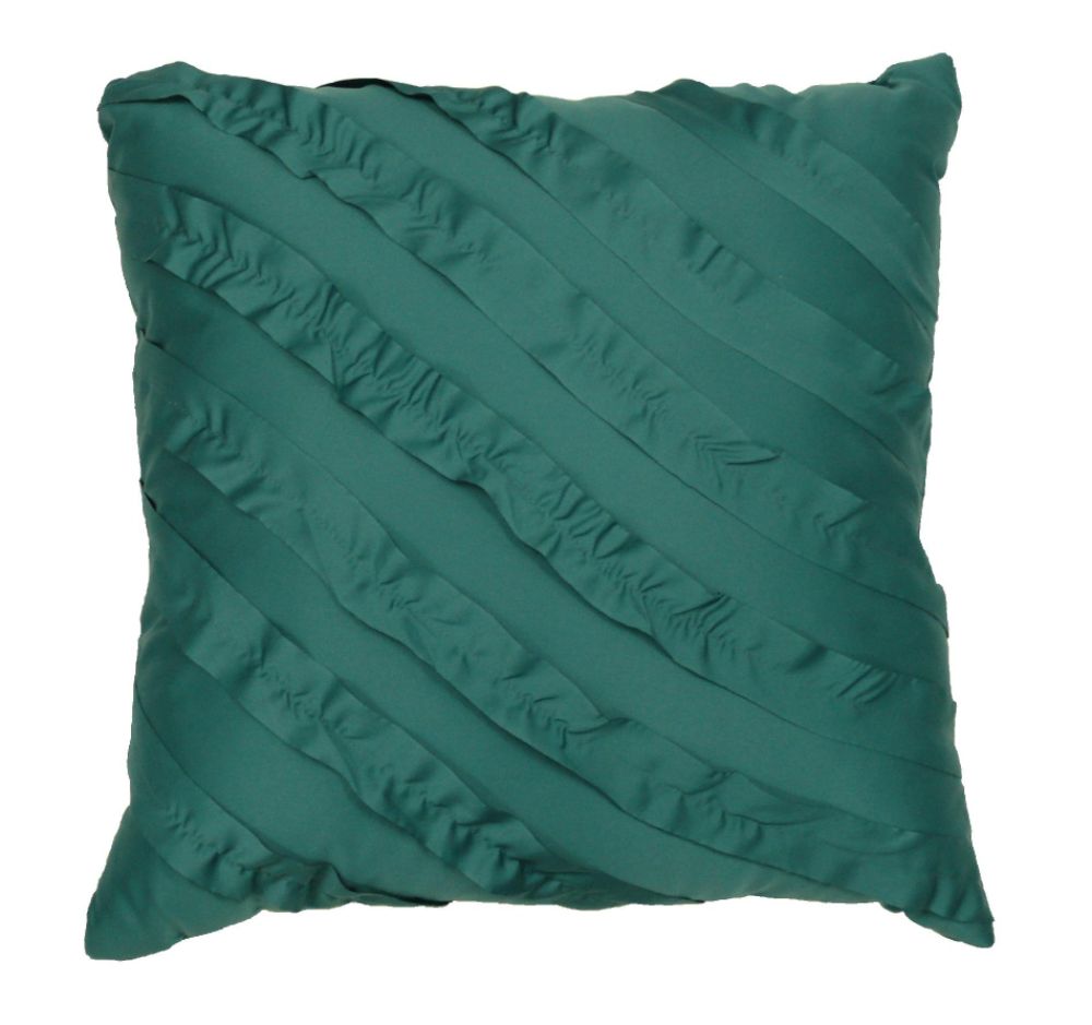 Risa Ruffled pillow in Peacock Blue at Kmart.com