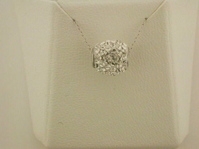 Sterling Silver Clear Slider Pendant at Sears.com
