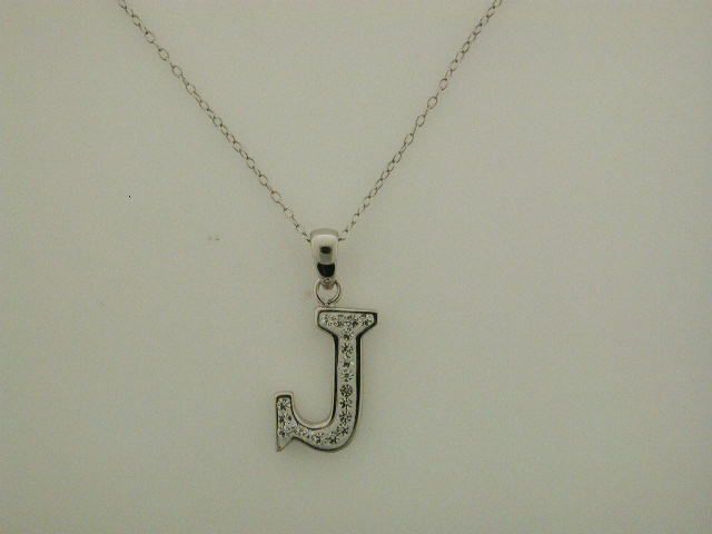 Sterling Silver Letter J Initial Pendant at Sears.com