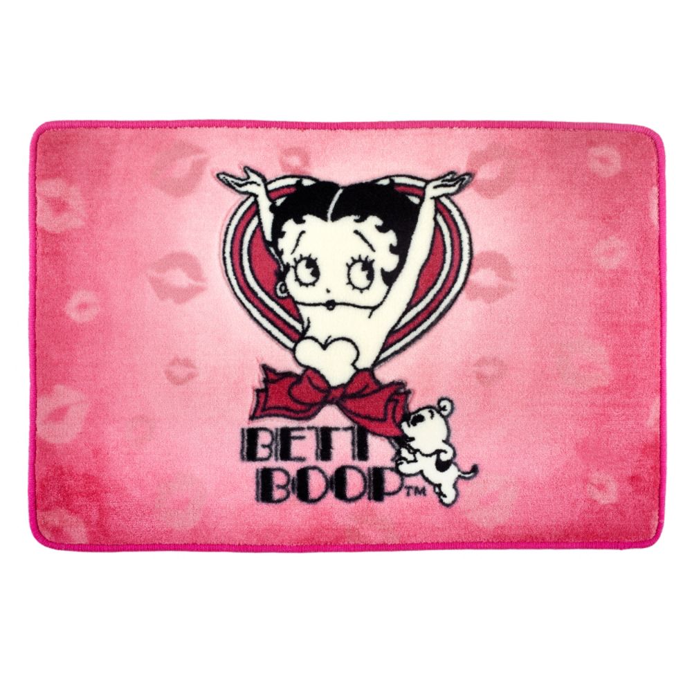 Popular Bath Products BETTY BOOP"PINK"HT. RUG W/LATEX BACK