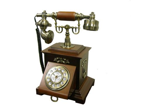 Ore Classic telephone-Mahogany squared with