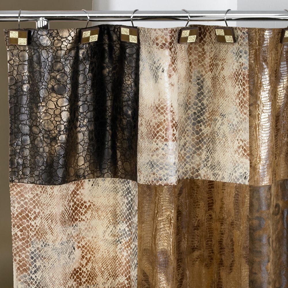 Popular Bath Products ZAMBIA 6X6 SHOWER CURTAIN