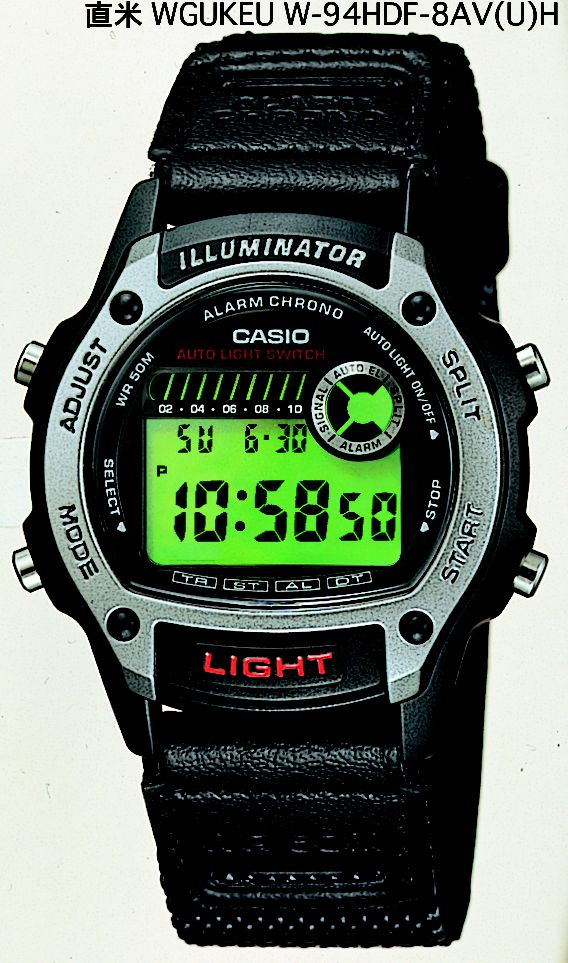Casio Mens Calendar Day/Date Multi-Function Watch w/Black/ST Case, Digital Dial and Black Band at Sears.com